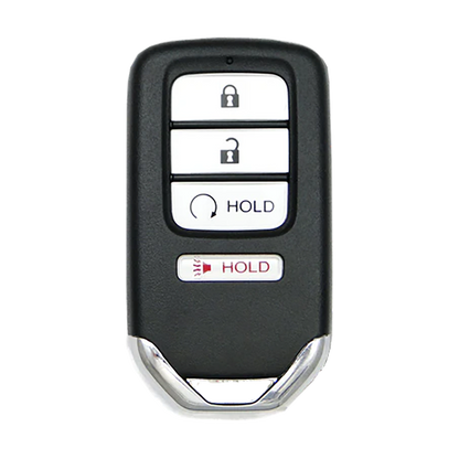 2017 Honda Ridgeline Smart Remote Key Fob 4B w/ Remote Start, Driver 1 (FCC: A2C97488400, P/N: 72147-T6Z-A21)