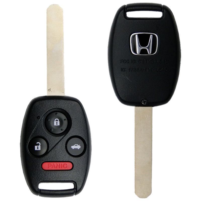 2009 Honda Accord Coupe Remote Head Key Fob 4B w/ Trunk (FCC: MLBHLIK-1T, P/N: 35118-TE0-A10)