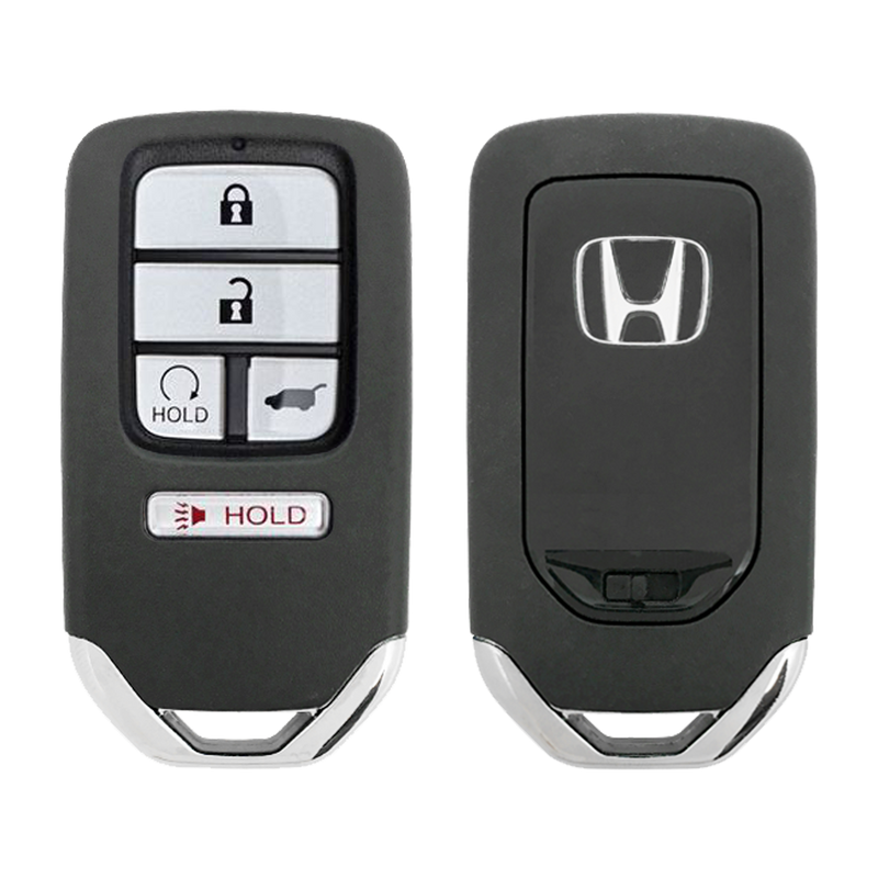 2022 Honda Passport Smart Remote Key Fob 5B w/ Hatch, Remote Start W/O Power Liftgate (FCC: KR5T44, KR5V44, No Memory, P/N: 72147-TG7-A82)