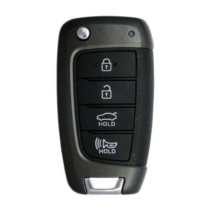 2021 Hyundai Accent Remote Flip Key Fob 4B w/ Trunk (FCC: NYOSYEC4TX1707, P/N: 95430-J0700)