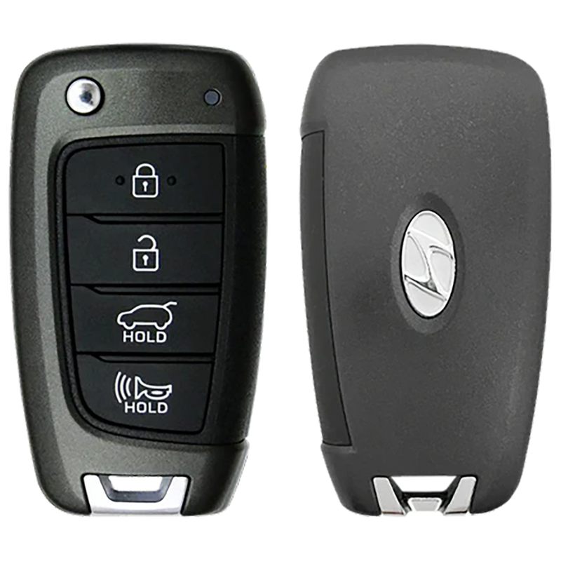 2018 Hyundai Elantra GT Remote Flip Key Fob 4 Button w/ Hatch (FCC: OSLOKA-450T (PD), P/N: 95430-G3100)