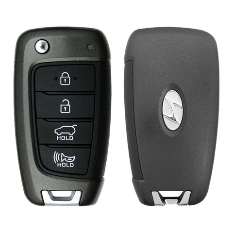 2017 Hyundai Elantra GT Remote Flip Key Fob 4B w/ Hatch (FCC: OSLOKA-450T (PD), P/N: 95430-G3100)