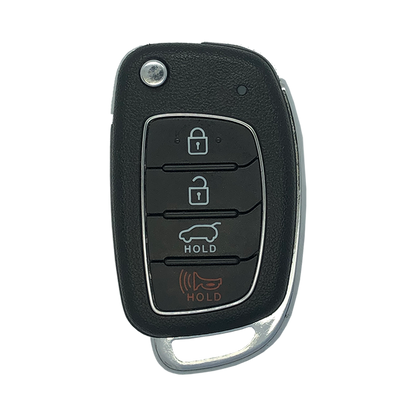 2017 Hyundai Santa Fe Remote Flip Key Fob 4B w/ Hatch (FCC: TQ8-RKE-4F31, P/N: 95430-2W110)