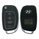 2020 Hyundai Tucson Remote Flip Key Fob 4B w/ Hatch (FCC: TQ8-RKE-4F25, P/N: 95430-D3010)