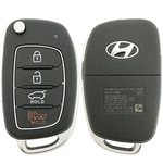 2015 Hyundai Santa Fe Remote Flip Key Fob 4B w/ Trunk (FCC: TQ8-RKE-3F04, P/N: 95430-4Z100)