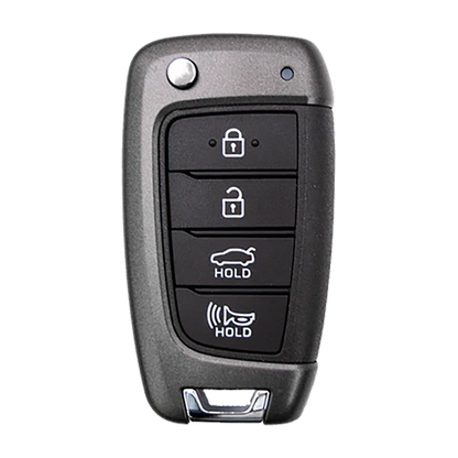 2020 Hyundai Sonata Remote Flip Key Fob 4B w/ Trunk (FCC: TQ8-RKE-4F40, P/N: 95430-L1000)