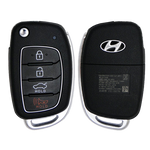 2017 Hyundai Sonata Remote Flip Key Fob 4B w/ Trunk (FCC: TQ8-RKE-4F25, P/N: 95430-C1210)