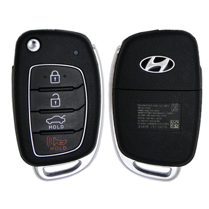 2020 Hyundai Sonata Remote Flip Key Fob 4B w/ Trunk (FCC: TQ8-RKE-4F25, P/N: 95430-C1210)