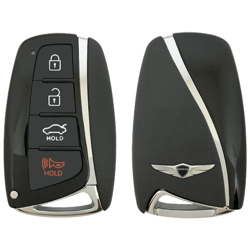 2015 Hyundai Genesis Sedan Smart Remote Key Fob 4 Button w/ Trunk (FCC: SY5DHFNA433, P/N: 95440-B1200)