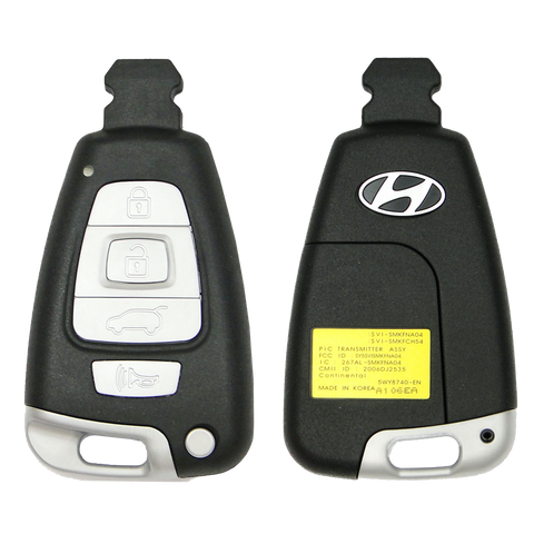 2011 Hyundai Veracruz Smart Remote Key Fob 4B w/ Hatch (FCC: SY5SVISMKFNA04, P/N: 95440-3J600)