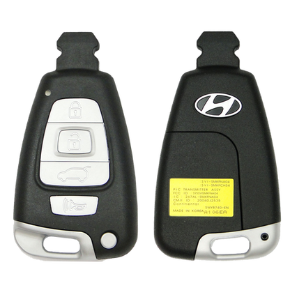 2008 Hyundai Veracruz Smart Remote Key Fob 4B w/ Hatch (FCC: SY5SVISMKFNA04, P/N: 95440-3J600)
