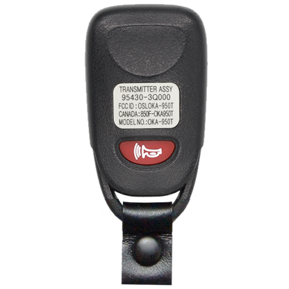 2011 Hyundai Sonata Keyless Entry Remote Key Fob 4B w/ Trunk (FCC: OSLOKA-950T, P/N: 95430-3Q000)