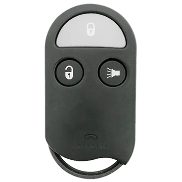 1998 Infiniti QX4 Keyless Entry Remote Key Fob 3 Button (FCC: KOBUTA3T, P/N: 28268-1W300)