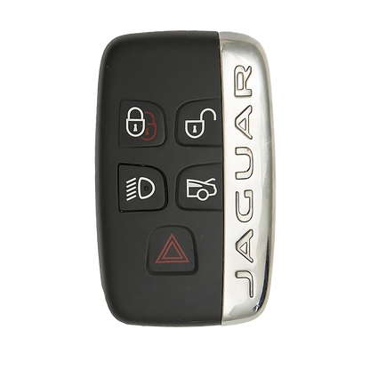 2014 Jaguar XF Smart Remote Key Fob 5B w/ Trunk (FCC: KOBJTF10A, P/N: 5E0U50707-AA)