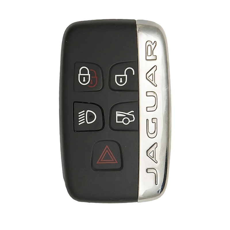 2014 Jaguar XJ Smart Remote Key Fob 5B w/ Trunk (FCC: KOBJTF10A, P/N: 5E0U50707-AA)