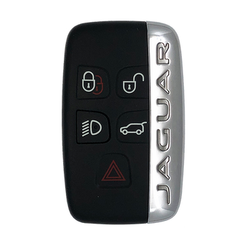 2020 Jaguar F-Pace Smart Remote Key Fob 5B w/ Trunk (FCC: KOBJTF10A, P/N: 5E0U50707-AA)