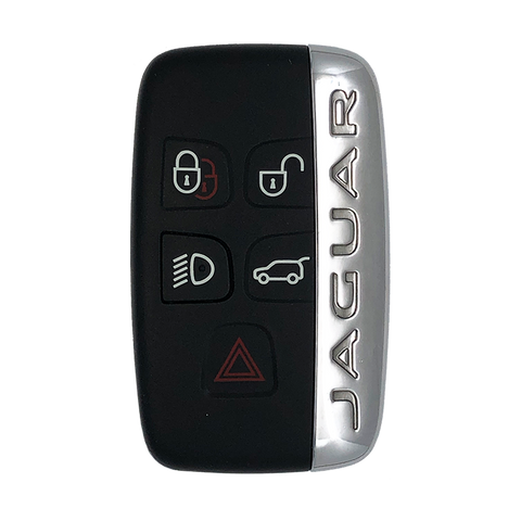 2019 Jaguar F-Pace Smart Remote Key Fob 5B w/ Trunk (FCC: KOBJTF10A, P/N: 5E0U50707-AA)