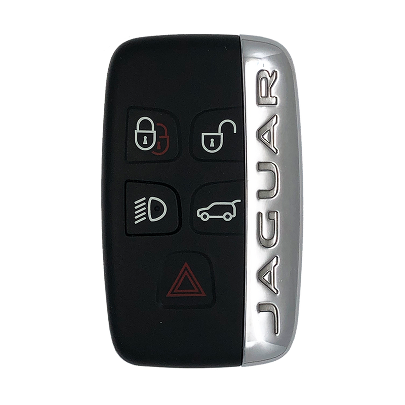 2019 Jaguar F-Pace Smart Remote Key Fob 5B w/ Hatch (FCC: KOBJTF10A, P/N: 5E0U50707-AA)
