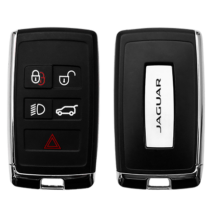 2019 Jaguar XF Smart Remote Key Fob 5B w/ Hatch, Lights (FCC: KOBJXF18A, P/N: J9C14288)