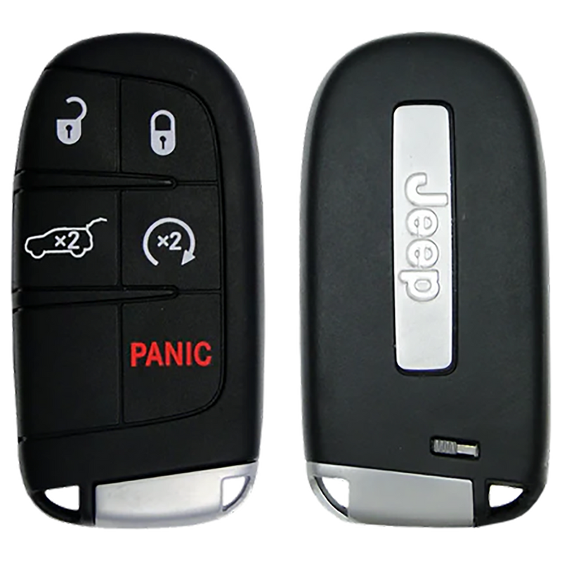 2019 Jeep Grand Cherokee Smart Remote Key Fob 5 Button w/ Hatch, Remote Start (FCC: M3N-40821302, P/N: 68143505AC)