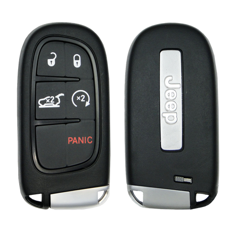 2015 Jeep Cherokee Smart Remote Key Fob 5B w/ Hatch, Remote Start (FCC: GQ4-54T, P/N: 68141580AG)