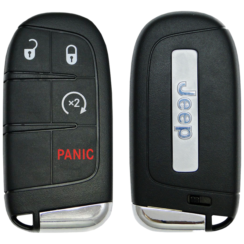2017 Jeep Compass Smart Remote Key Fob 4 Button w/ Remote Start (FCC: M3N-40821302, P/N: 68250337AB)