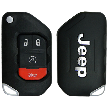 2021 Jeep Gladiator Smart Remote Key Fob w/ Remote Start 4 Button (FCC: OHT1130261, P/N: 68416784AA)