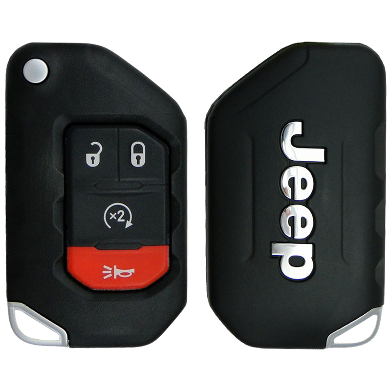 2021 Jeep Gladiator Smart Remote Key Fob w/ Remote Start 4 Button (FCC: OHT1130261, P/N: 68416784AA)