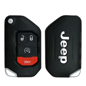 2018 Jeep Wrangler Smart Remote Key Fob w/ Remote Start 4B (FCC: OHT1130261, P/N: 68416784AA)