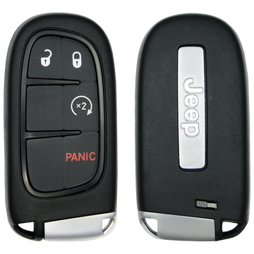 2016 Jeep Cherokee Smart Remote Key Fob 4 Button w/ Remote Start (FCC: GQ4-54T, P/N: 68105078AG)