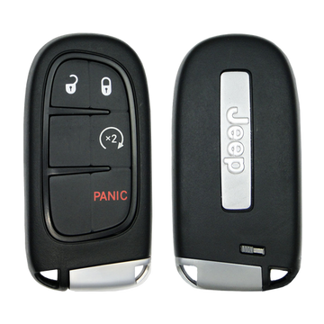 2016 Jeep Cherokee Smart Remote Key Fob 4B w/ Remote Start (FCC: GQ4-54T, P/N: 68105078AG)