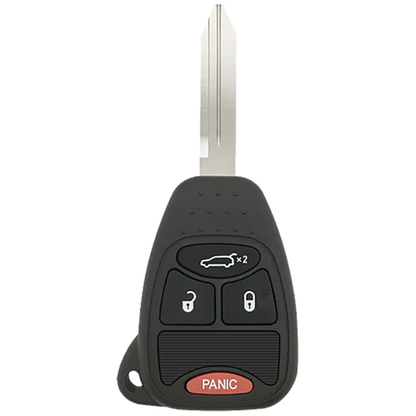 2007 Jeep Grand Cherokee Remote Head Key Fob 4 Button w/ Trunk (FCC: OHT692427AA / OHT692713AA, P/N: 05191964AA)