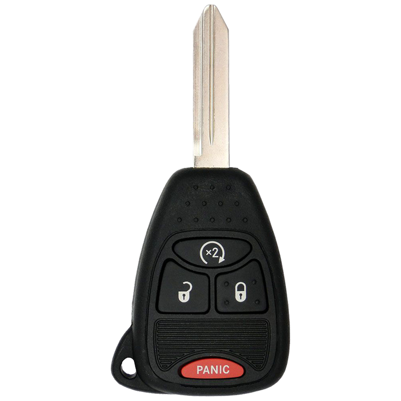 2012 Jeep Wrangler Remote Head Key Fob 4 Button w/ Remote Start - No Logo (FCC: OHT692713AA, P/N: 68039414AD)
