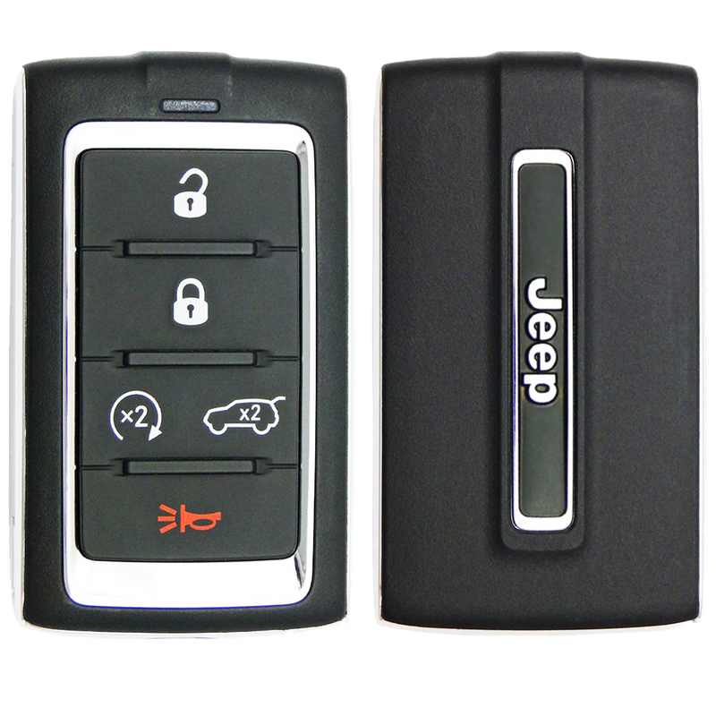 2022 Jeep Grand Cherokee L Smart Remote Key Fob 5 Button w/ Hatch, Remote Start (FCC: M3NWXF0B1, P/N: 68377534AA)