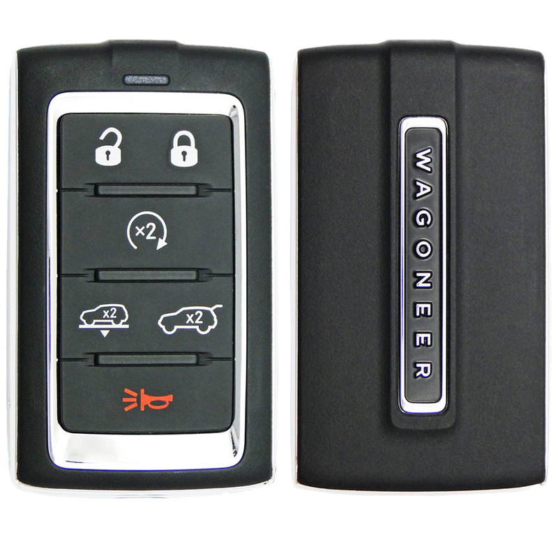 2023 Jeep Wagoneer Smart Remote Key Fob 6 Button w/ Lift, Hatch, Remote Start (FCC: M3NWXF0B1, P/N: 68425092AA)