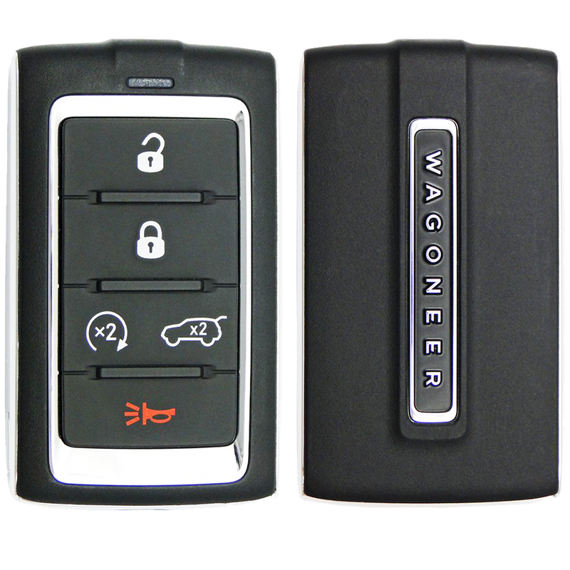 2022 Jeep Wagoneer Smart Remote Key Fob 5 Button w/ Hatch, Remote Start (FCC: M3NWXF0B1, P/N: 68469565AA