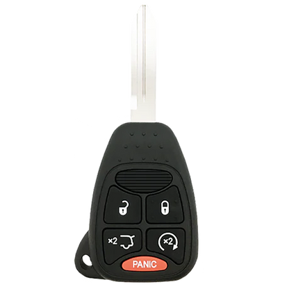 2008 Jeep Liberty Remote Head Key Fob 5 Button w/ Hatch, Remote Start (FCC: OHT692427AA, P/N: 68029834AA)