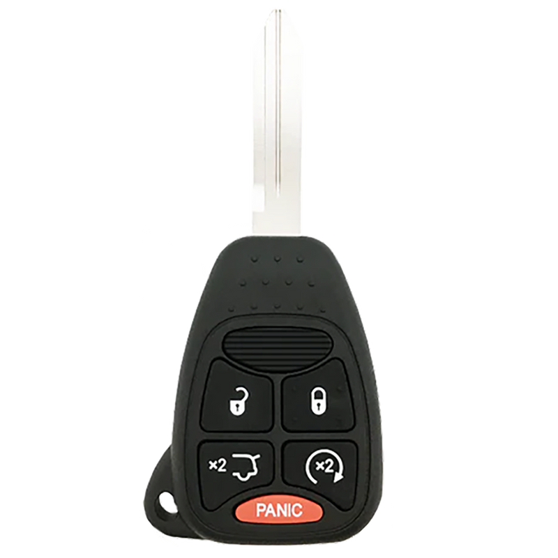 2008 Jeep Liberty Remote Head Key Fob 5 Button w/ Hatch, Remote Start (FCC: OHT692427AA, P/N: 68029834AA)