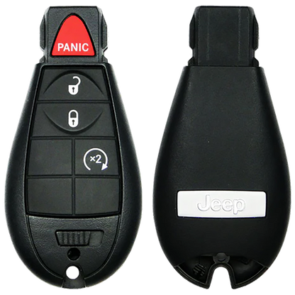 2020 Jeep Cherokee Fobik Remote Key Fob 4 Button w/ Remote Start (FCC: GQ4-53T, P/N: 68105083AG)