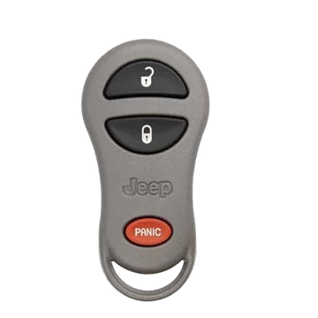 2000 Jeep Cherokee Keyless Entry Remote Key Fob 3B (FCC: GQ43VT9T, P/N: 56036860)