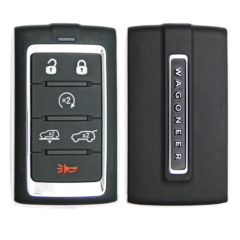 2025 Jeep Wagoneer Smart Remote Key Fob 6B w/ Air Suspension, Hatch, Remote Start (FCC: 2BAHD-KFW1, P/N: 68577130AA)