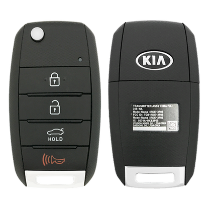 2017 Kia Rio Remote Flip Key Fob 4B w/ Trunk (FCC: TQ8-RKE-3F05, P/N: 95430-1W003)
