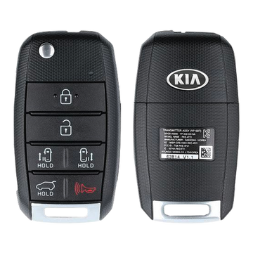 2015 Kia Sedona Remote Flip Key Fob 6B Gen 2 w/ Sliding Doors (FCC: TQ8-RKE-4F21, P/N: 95430-A9300)