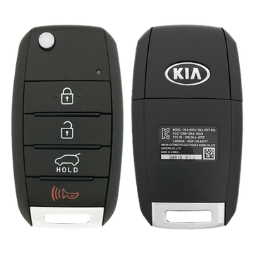 2019 Kia Soul Remote Flip Key Fob PSD1 4B w/ Hatch (FCC: OSLOKA-875T, (PSD1), P/N: 95430-B2101)