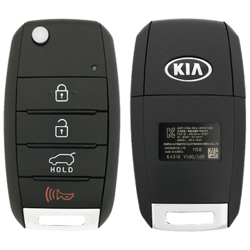 2020 Kia Sorento Remote Flip Key Fob 4 Button w/ Hatch (FCC: OSLOKA-910T, P/N: 95430-C5100)