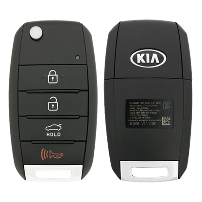 2017 Kia Optima Remote Flip Key Fob 4B w/ Trunk (FCC: SY5JFRGE04, P/N: 95430-D4010)
