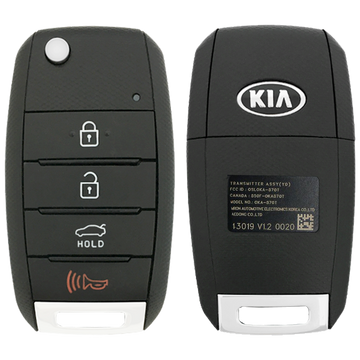 2015 Kia Forte Remote Flip Key Fob 4 Button w/ Trunk (FCC: OSLOKA-870T, P/N: 95430-A7400)