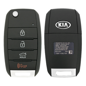 2020 Kia Rio Remote Flip Key Fob 4B w/ Trunk (FCC: NYOSYEC4TX1611, P/N: 95430-H9700)