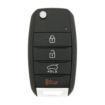 2017 Kia Sedona Remote Flip Key Fob 4B w/ Hatch (FCC: TQ8-RKE-4F19, P/N: 95430-A9100)