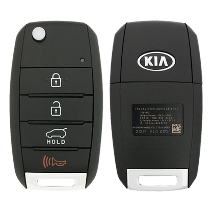 2015 Kia Sorento Remote Flip Key Fob 4B w/ Hatch (FCC: TQ8-RKE-3F05, P/N: 95430-1U500)